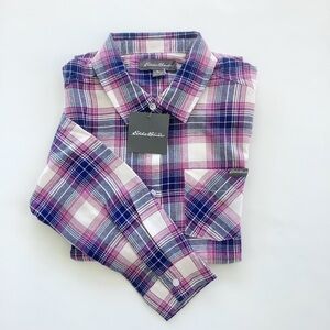 NWT Eddie Bauer Plaid Shirt